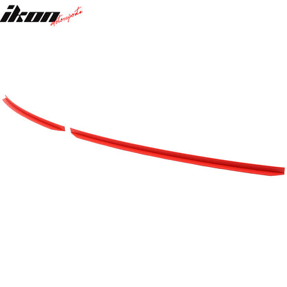 2022-2025 Subaru BRZ STI Style Black Front Lip Red EPDM Lip Cover ABS