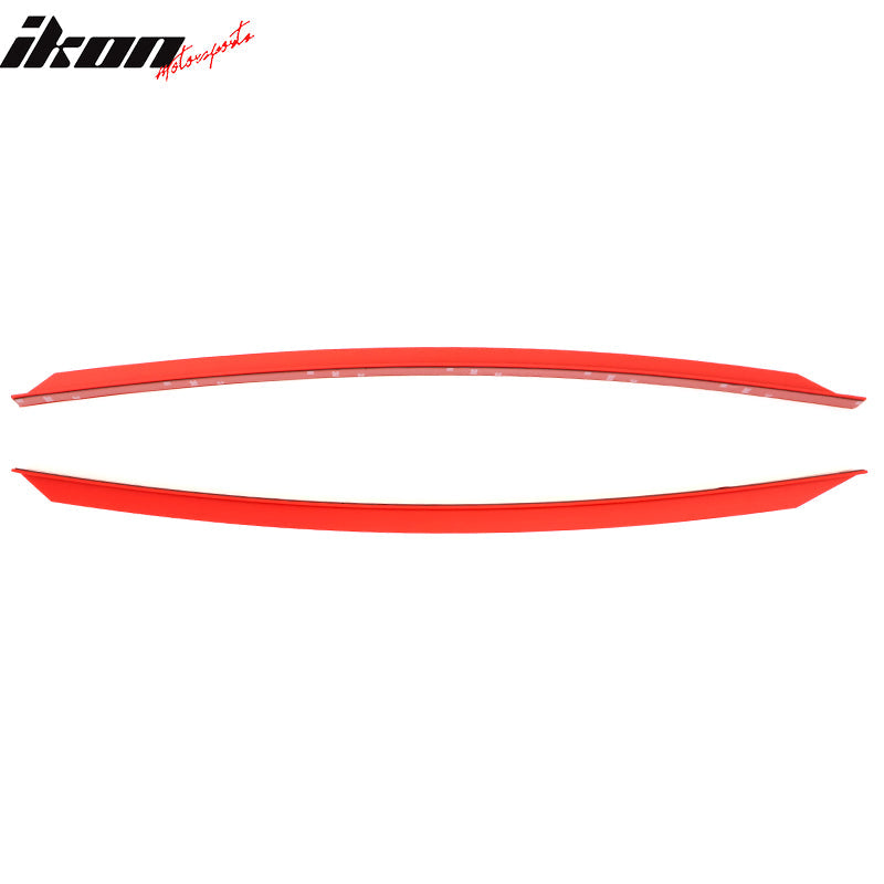2022-2025 Subaru BRZ STI Style Black Front Lip Red EPDM Lip Cover ABS