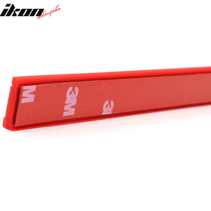 2022-2025 Subaru BRZ STI Style Black Front Lip Red EPDM Lip Cover ABS