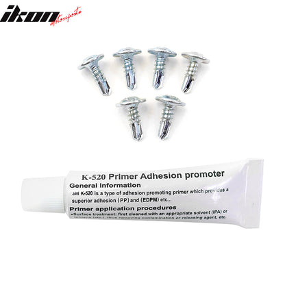 2022-2025 Subaru BRZ STI Style Black Front Lip Red EPDM Lip Cover ABS