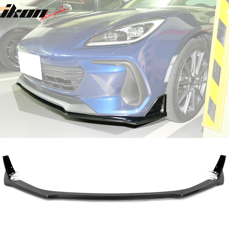 2022-2025 Subaru BRZ STI Style Black ABS Front Lip Cover Rear Apron