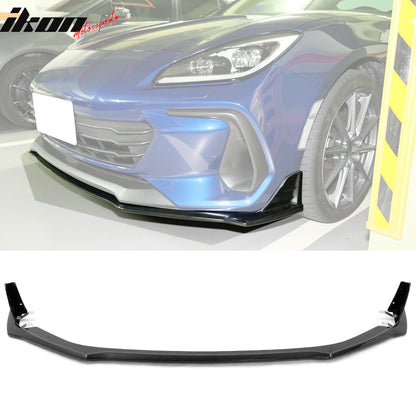 2022-2025 Subaru BRZ STI Style Black ABS Front Lip Cover Rear Apron