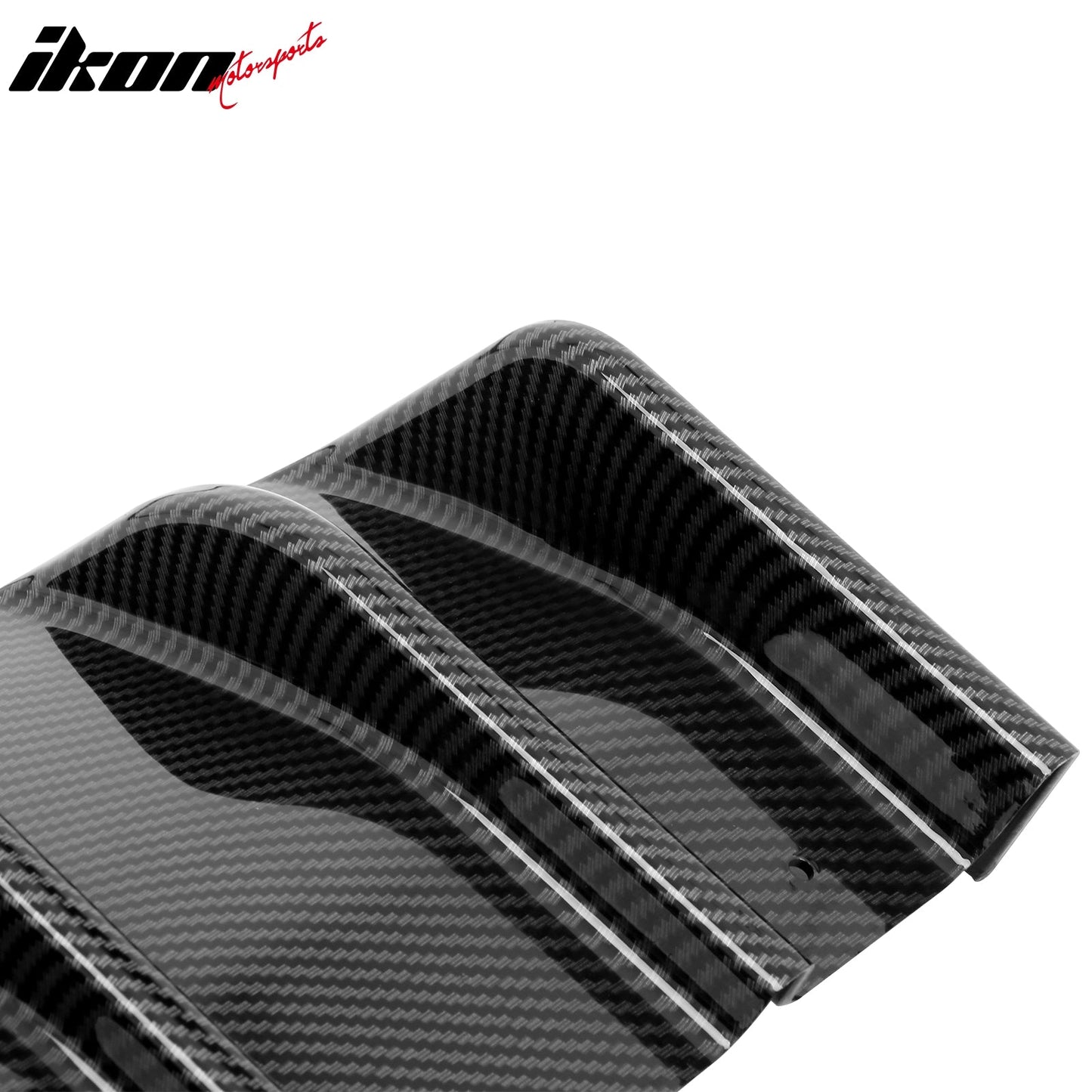 2022-2026 Subaru BRZ&Toyota GR86 JDM Carbon Fiber Print Black Rear Diffuser