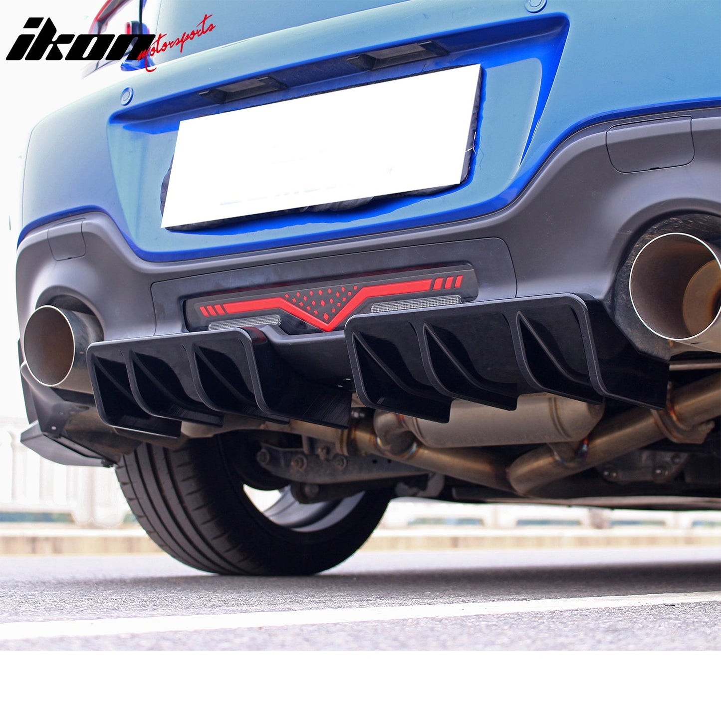 2022-2026 Subaru BRZ & Toyota GR86 JDM Style Gloss Black Rear Diffuser