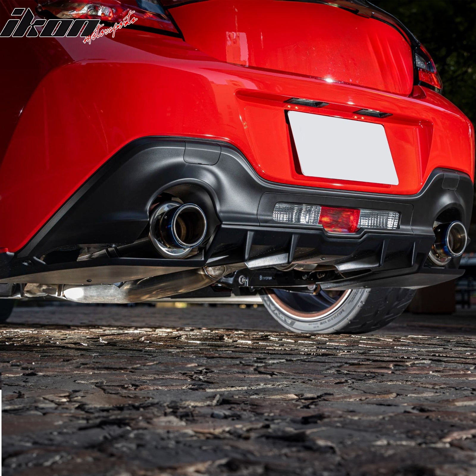 2022-2026 Subaru BRZ& Toyota GR86 Akea Style Rear Bumper Diffuser PU