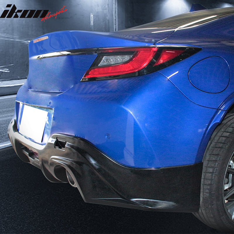 2022-2026 Subaru BRZ Toyota GR86 T Style Rear Diffuser Unpainted PU