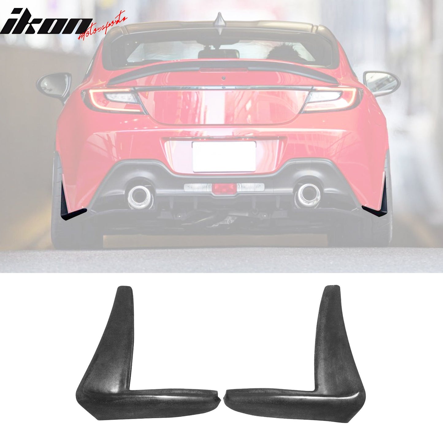 2022-2026 Subaru BRZ& Toyota GR86 Akea Style Rear Bumper Spats PU Pair