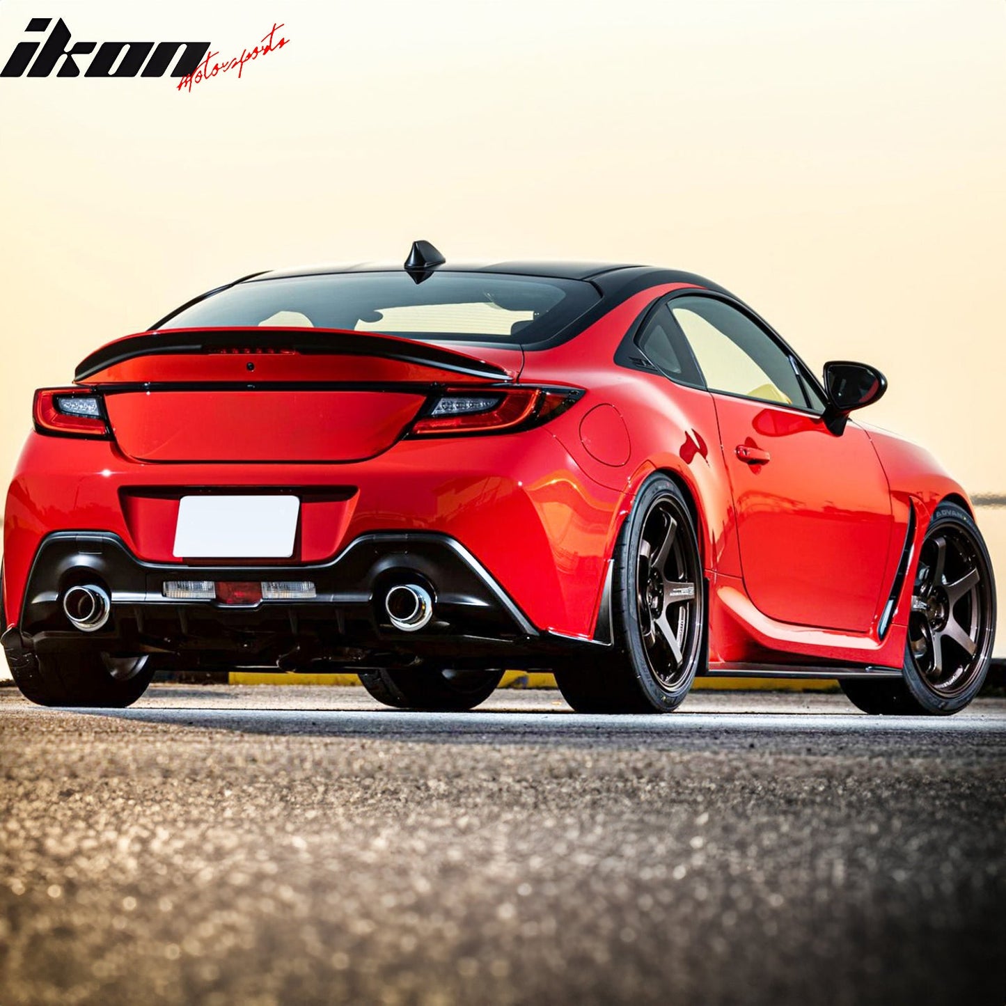 2022-2026 Subaru BRZ& Toyota GR86 Akea Style Rear Bumper Spats PU Pair