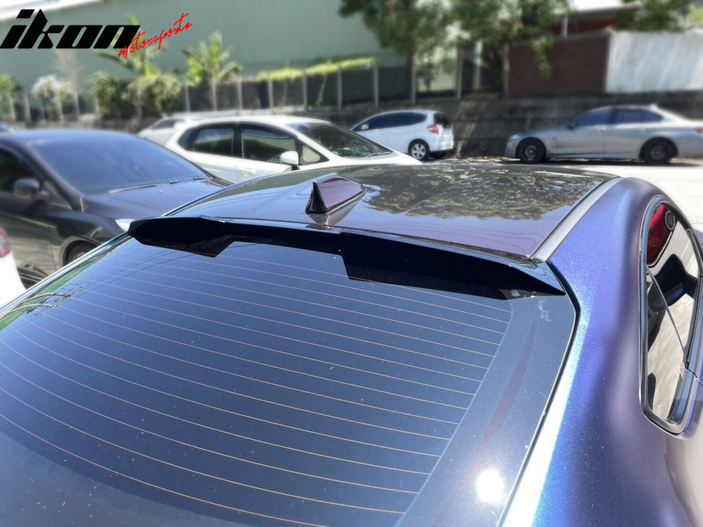 2022-2026 Subaru BRZ Toyota GR86 V Style Rear Roof Spoiler Gloss Black