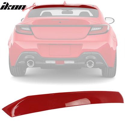 2022-2026 Subaru BRZ GR86 #DCK Red IKON Roof + TRD Trunk Spoiler ABS
