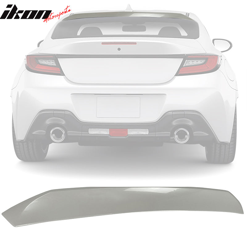 2022-2026 Subaru BRZ GR86 #K1X White IKON Roof + TRD Trunk Spoiler ABS