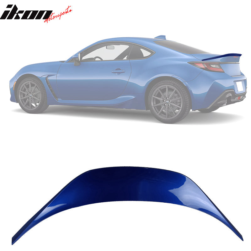 2022-2026 Subaru BRZ GR86 #K7X Blue IKON Roof + TRD Trunk Spoiler ABS