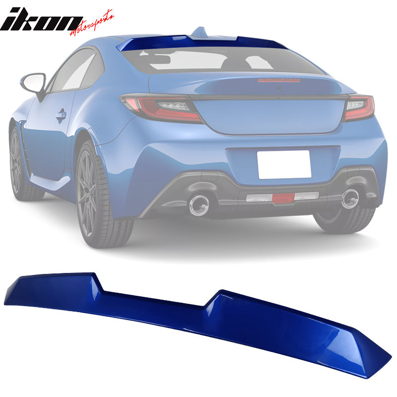 2022-2026 Subaru BRZ GR86 #K7X Blue V Roof + TRD Trunk Spoiler ABS
