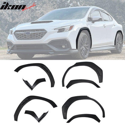 2022-2025 Subaru WRX Fender Flares Matte Black Wheel Cover PP 8PCS