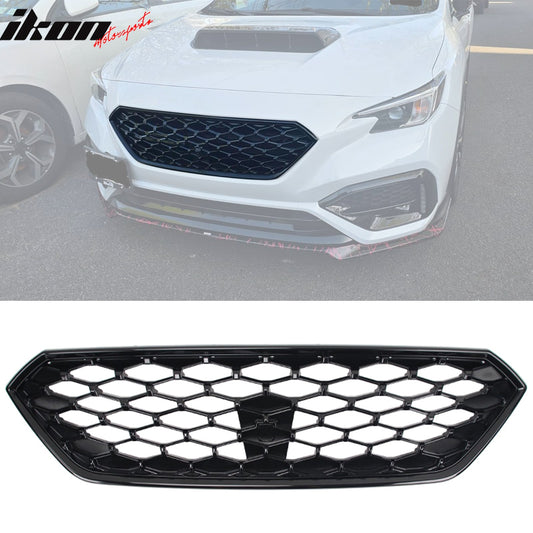 2022-2025 Subaru WRX Gloss Black JMD 2 Style Front Bumper Grille ABS