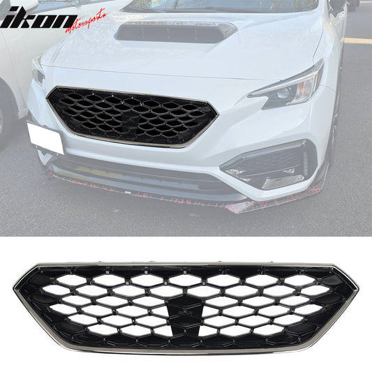 2022-2025 Subaru WRX JDM2 Style Gloss Black Chrome Frame Front Grille