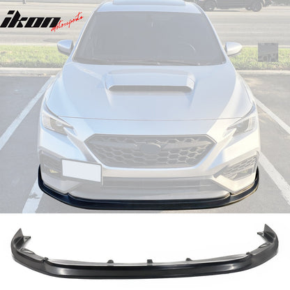 2022-2025 Subaru WRX CS Style Unpainted Black Front Bumper Lip PU