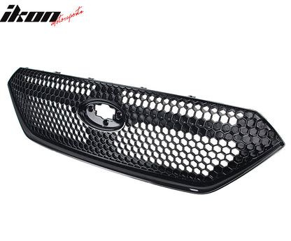 2022-2025 Subaru WRX Gloss Black Honeycomb Front Bumper Grille ABS