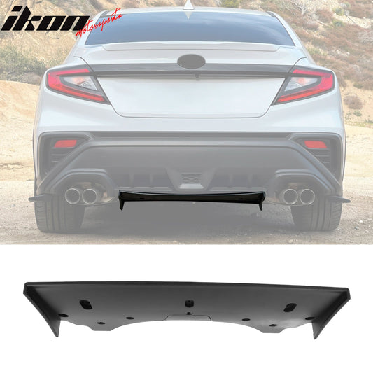 2022-2025 Subaru WRX Unpainted Black STI Style Rear Bumper Lip PP