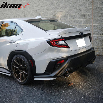 2022-2025 Subaru WRX V Style ABS Rear Roof Spoiler Painted M6Y White
