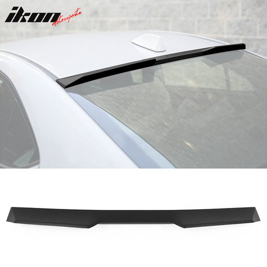 2022-2025 Subaru WRX 5th V Style Window Roof Spoiler Matte Black ABS