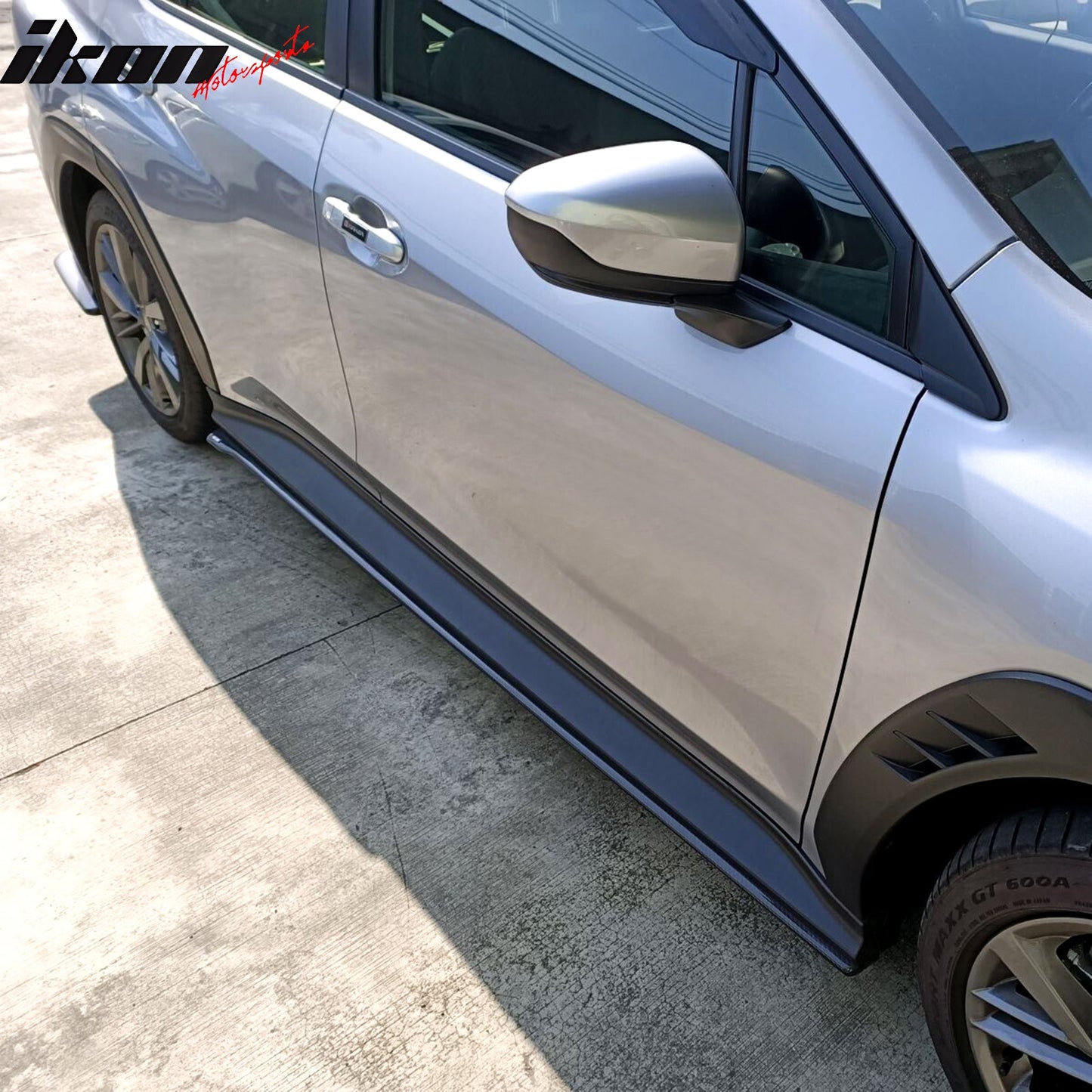 2022-2025 Subaru WRX Unpainted Side Skirts Extension Rocker Panel Pair