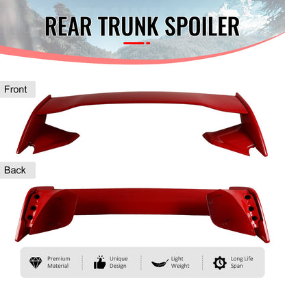 2022-2025 Subaru WRX VB STI Style Painted #DCK Red 5PCS Trunk Spoiler
