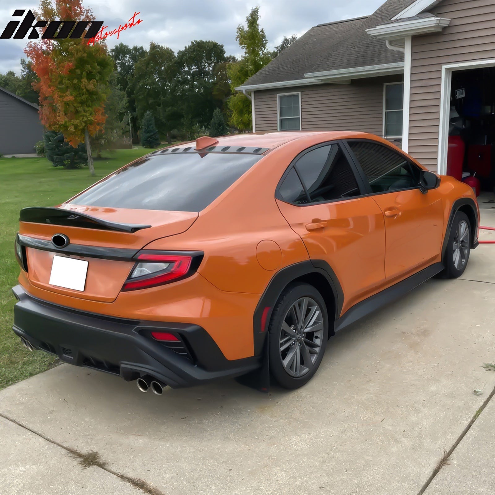 2022-2025 Subaru WRX R Style Gloss Black Rear Trunk Spoiler ABS