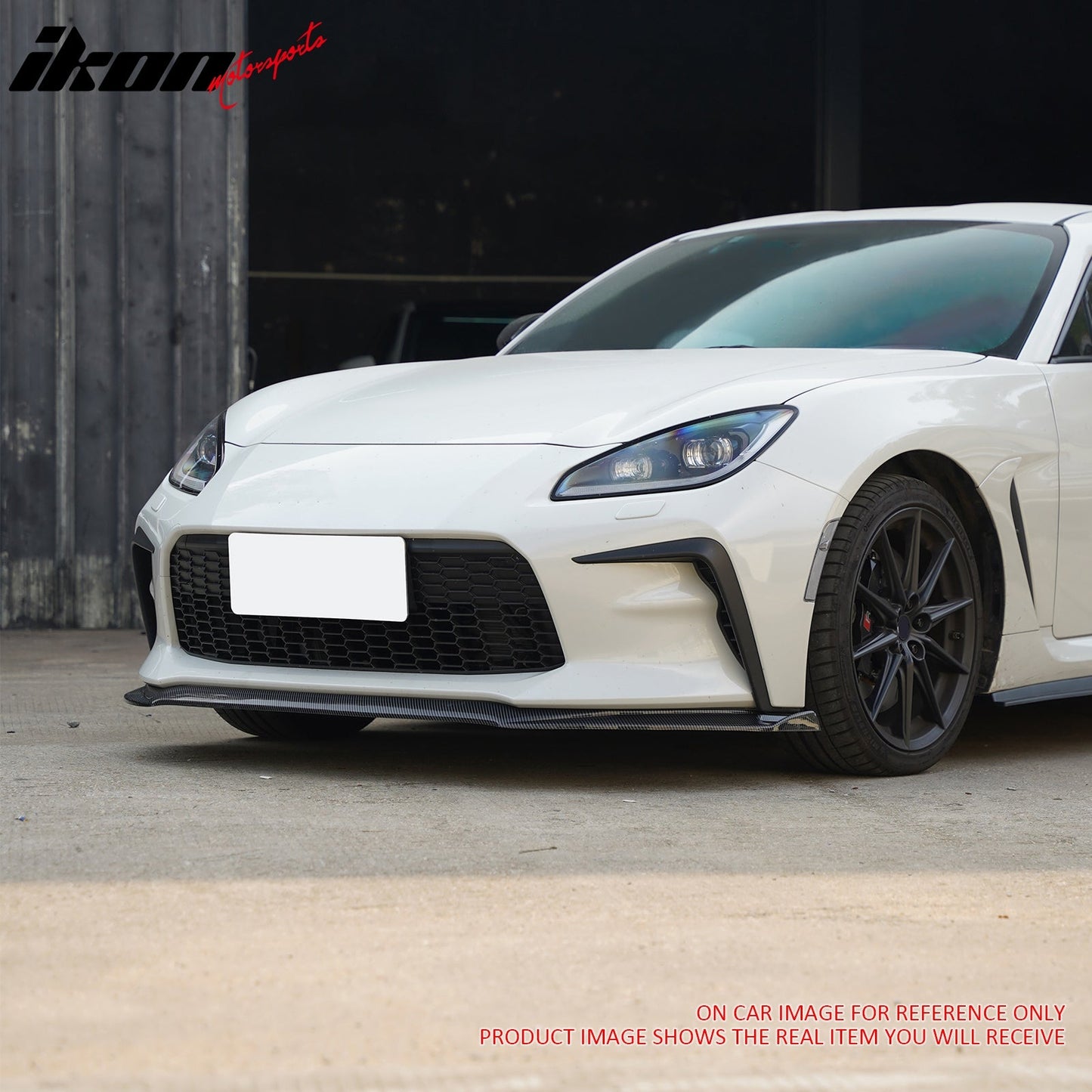 2022-2026 Toyota GR86 IKON V7 Style Front Bumper Lip Matte Black ABS