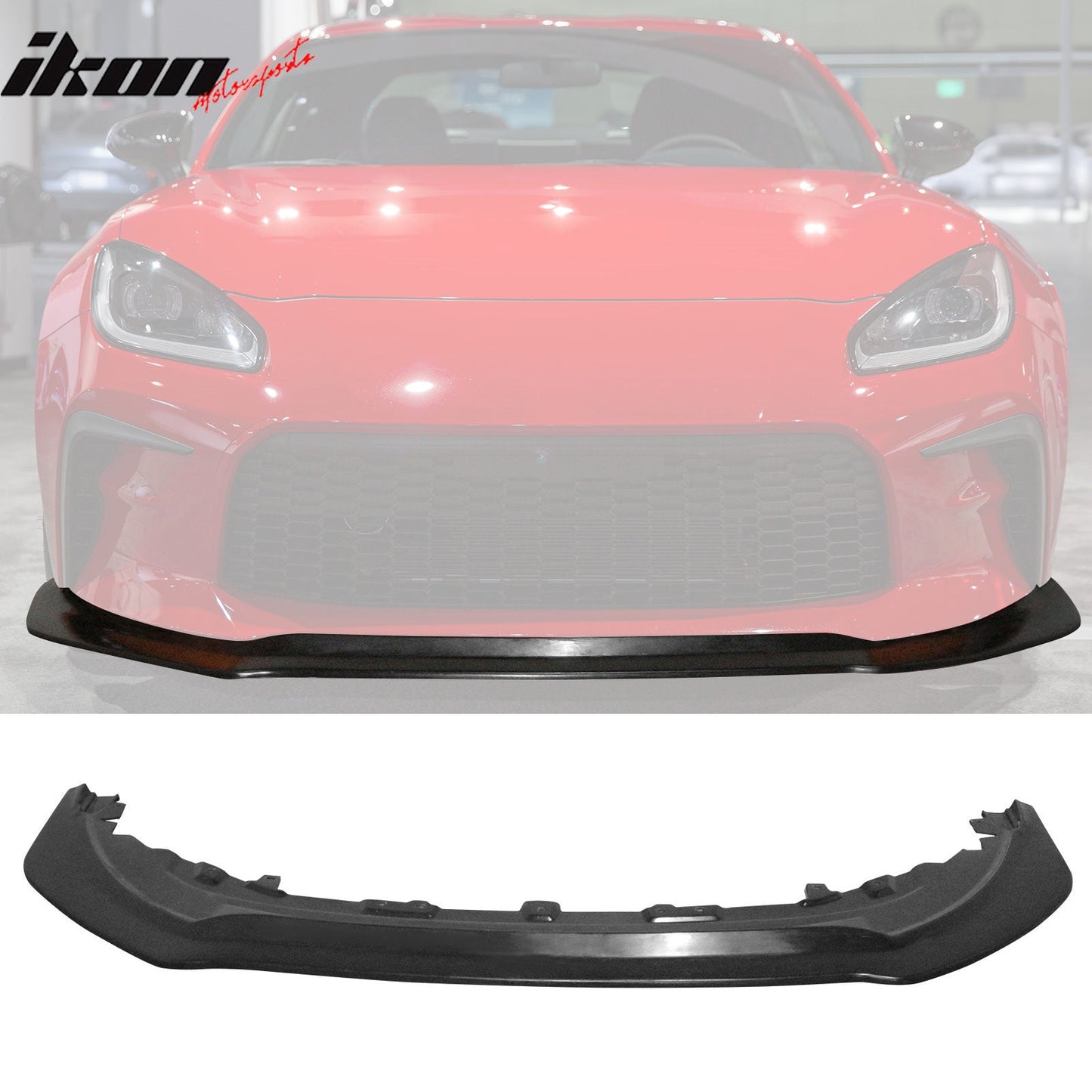 2022-2026 Toyota GR86 Coupe 2DR IK6 Style Unpainted Front Bumper Lip PU