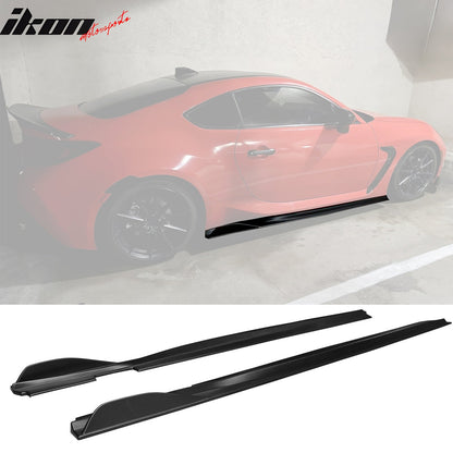 2022-2026 Toyota GR86 & Subaru BRZ IKON V2 Side Skirts Matte Black ABS