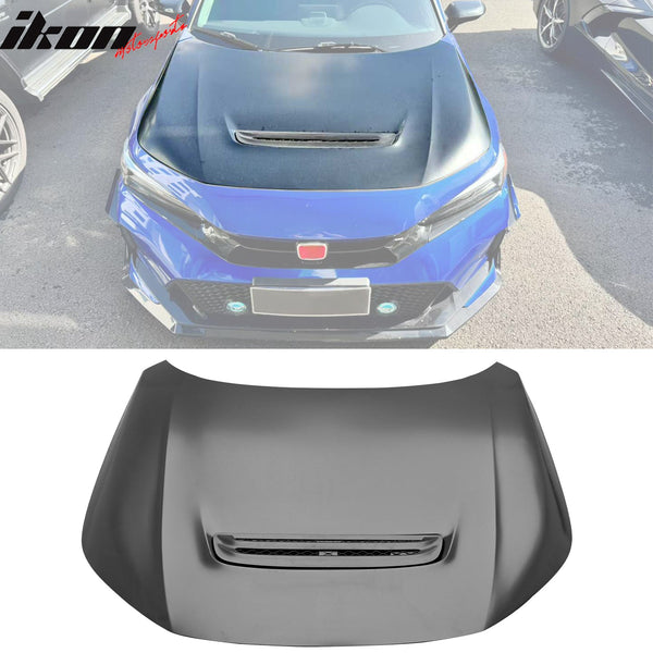 2022-2026 Honda Civic Type R Style Front Hood Vented Bonnet Iron