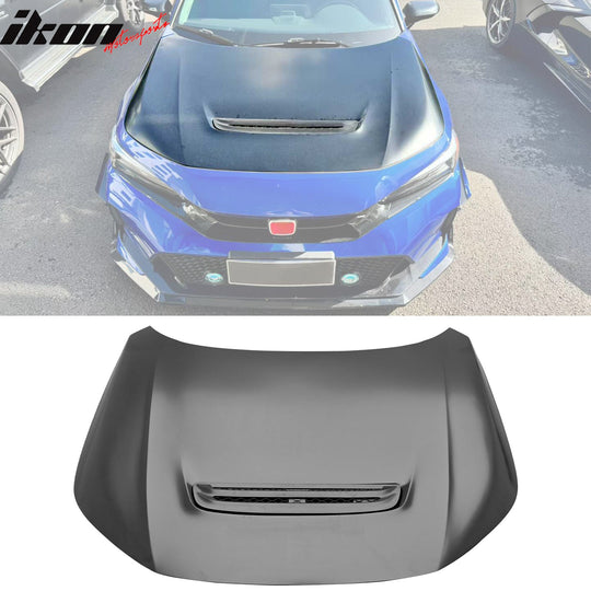2022-2026 Honda Civic Type R Style Front Hood Vented Bonnet Iron