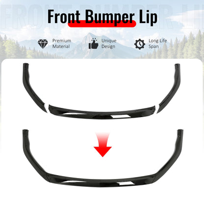 2023-2024 Toyota GR Corolla AS Style Front Lip Gloss Black PP 3PCS