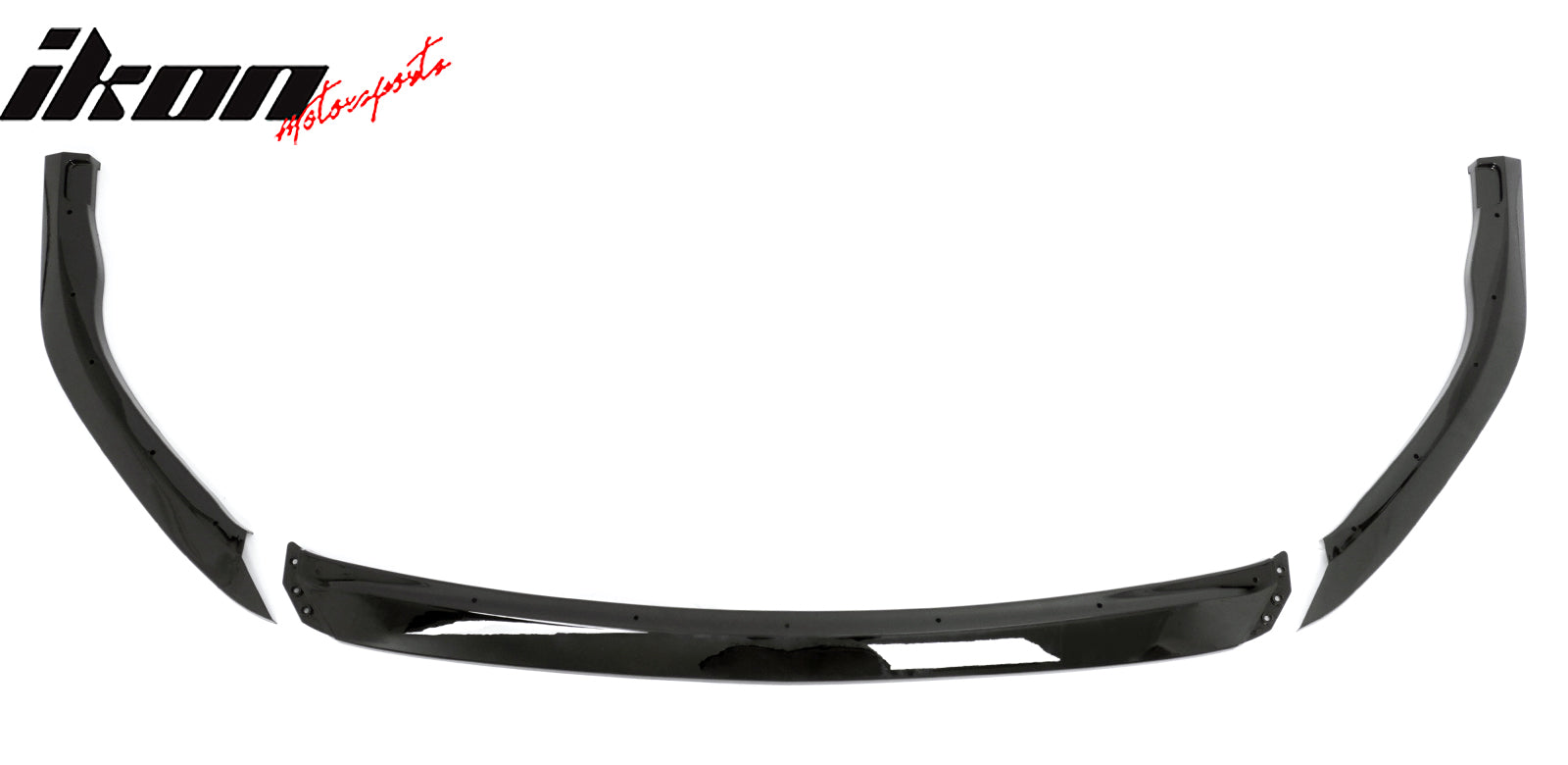 2023-2024 Toyota GR Corolla AS Style Front Lip Gloss Black PP 3PCS