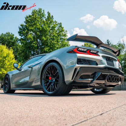 2023-2025 Chevy Corvette C8 Z06 ZR1 Pearl Black Rear Diffuser Lip PP