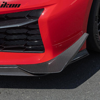 2023-2025 Chevrolet Corvette C8 Z06 Front Bumper Canards Carbon Fiber