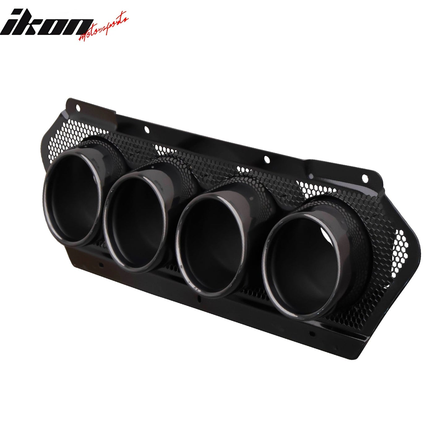2023-2025 Chevy Corvette C8 OE Style Black Exhaust Tips Grilles Iron