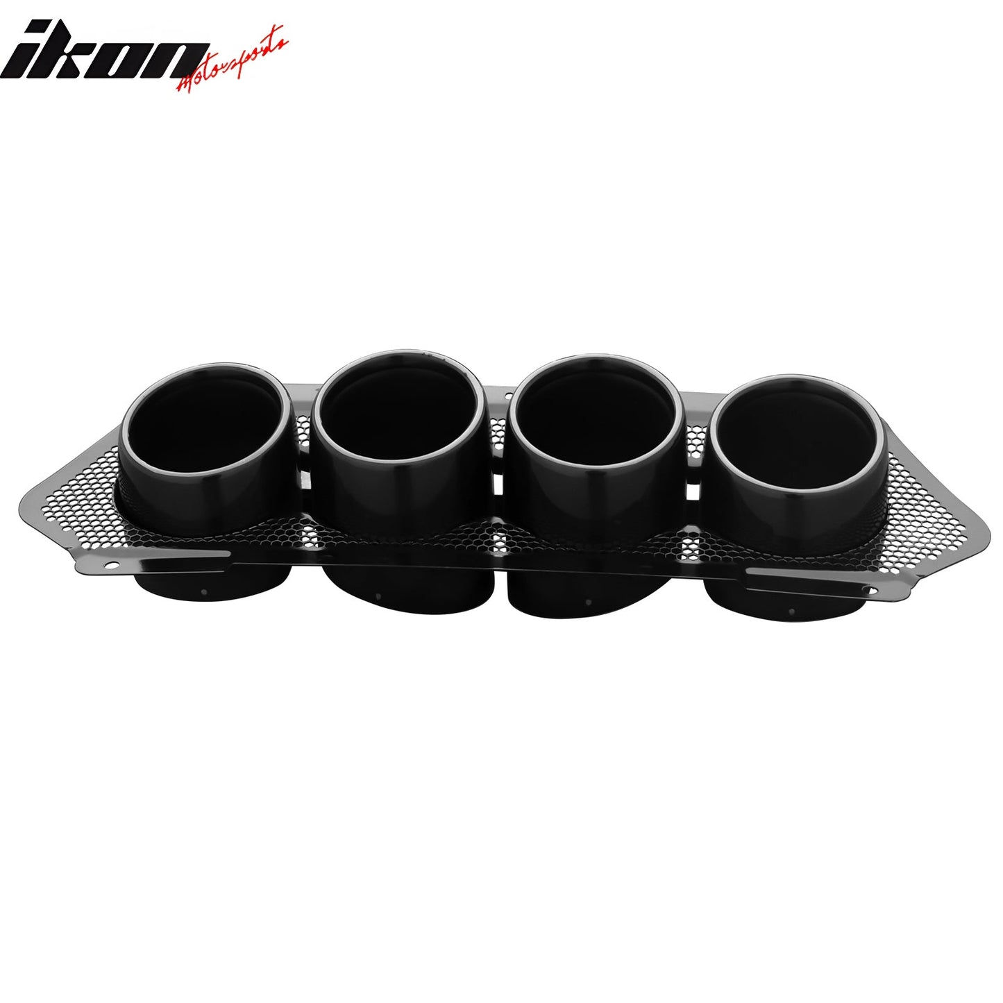 2023-2025 Chevy Corvette C8 OE Style Black Exhaust Tips Grilles Iron