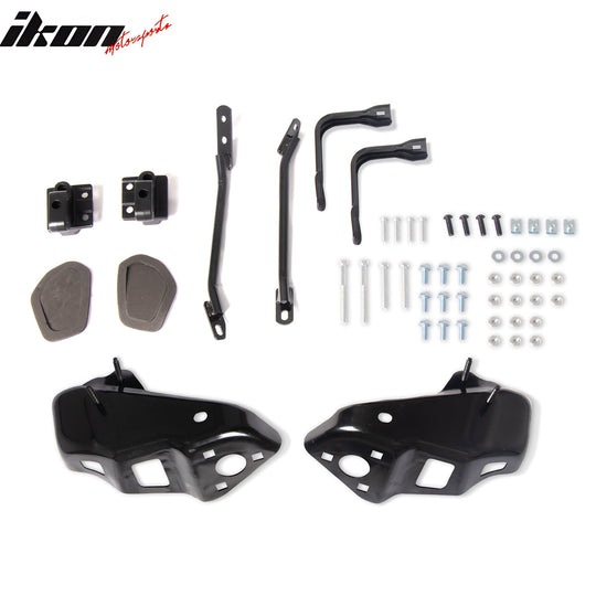 2023-2025 Chevy Corvette C8 OE Style Black Rear Trunk Spoiler Brackets
