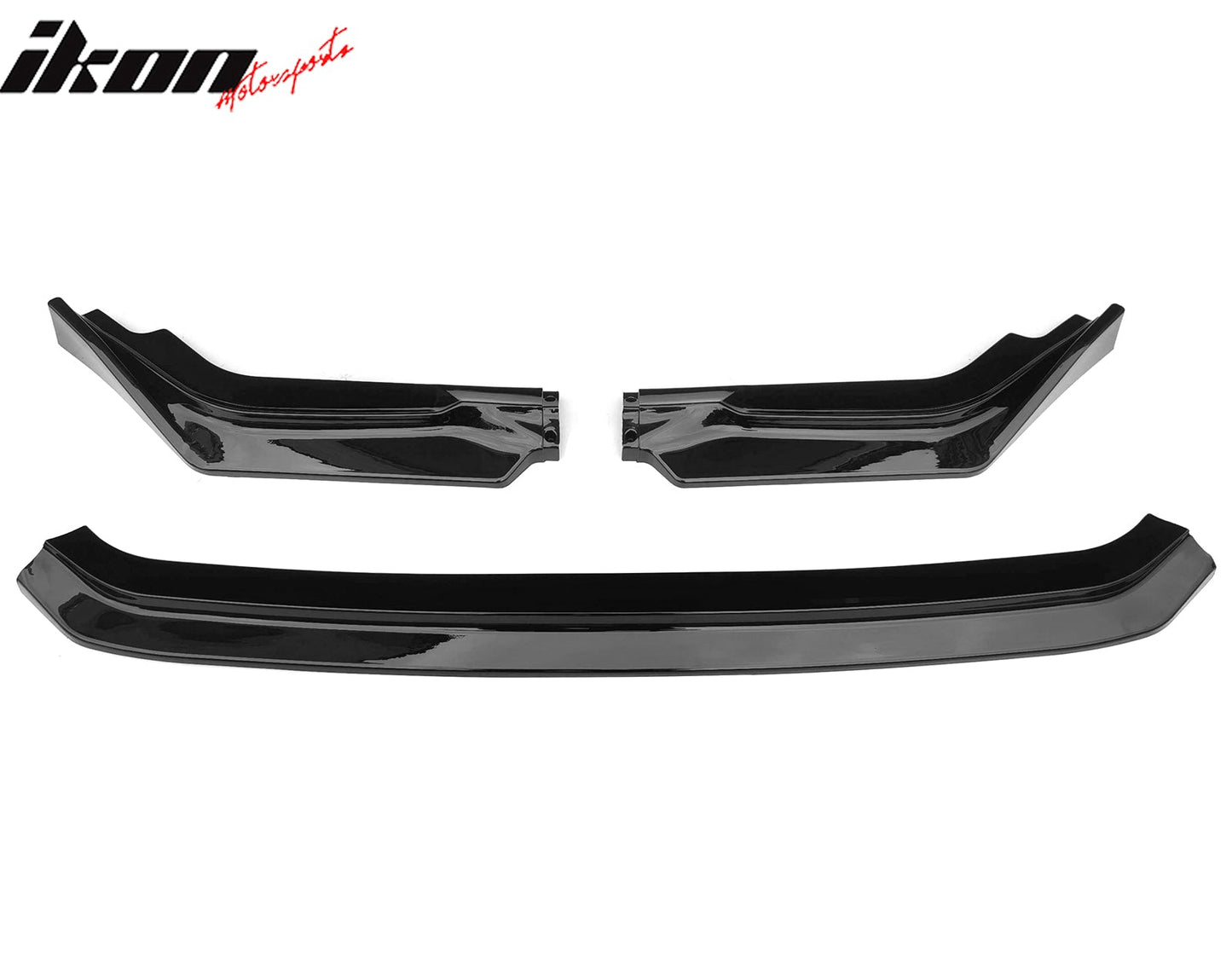 2023-2025 Honda Civic FL5 Type R Gloss Black Front Bumper Lip ABS 3PCS