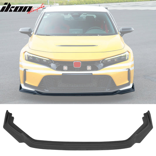 2023-2025 Honda Civic FL5 Type R Matte Black Front Bumper Lip ABS 3PCS