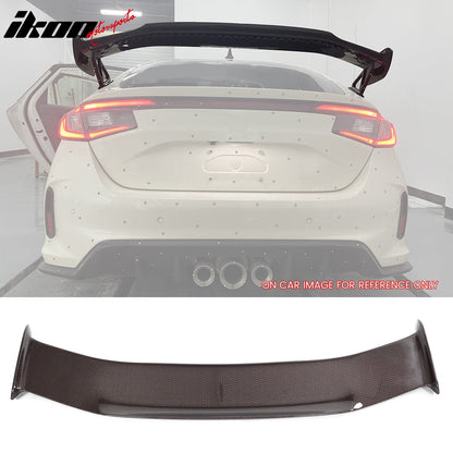 2023-2025 Civic FL5 Type R OE Style Red Carbon Fiber Trunk Spoiler