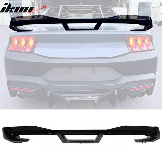 2024-2026 Ford Mustang Dark Horse Matte Trunk Spoiler W/ Gurney Flap