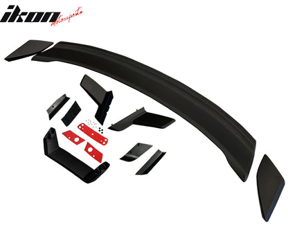 2024-2026 Ford Mustang Dark Horse Matte Trunk Spoiler W/ Gurney Flap