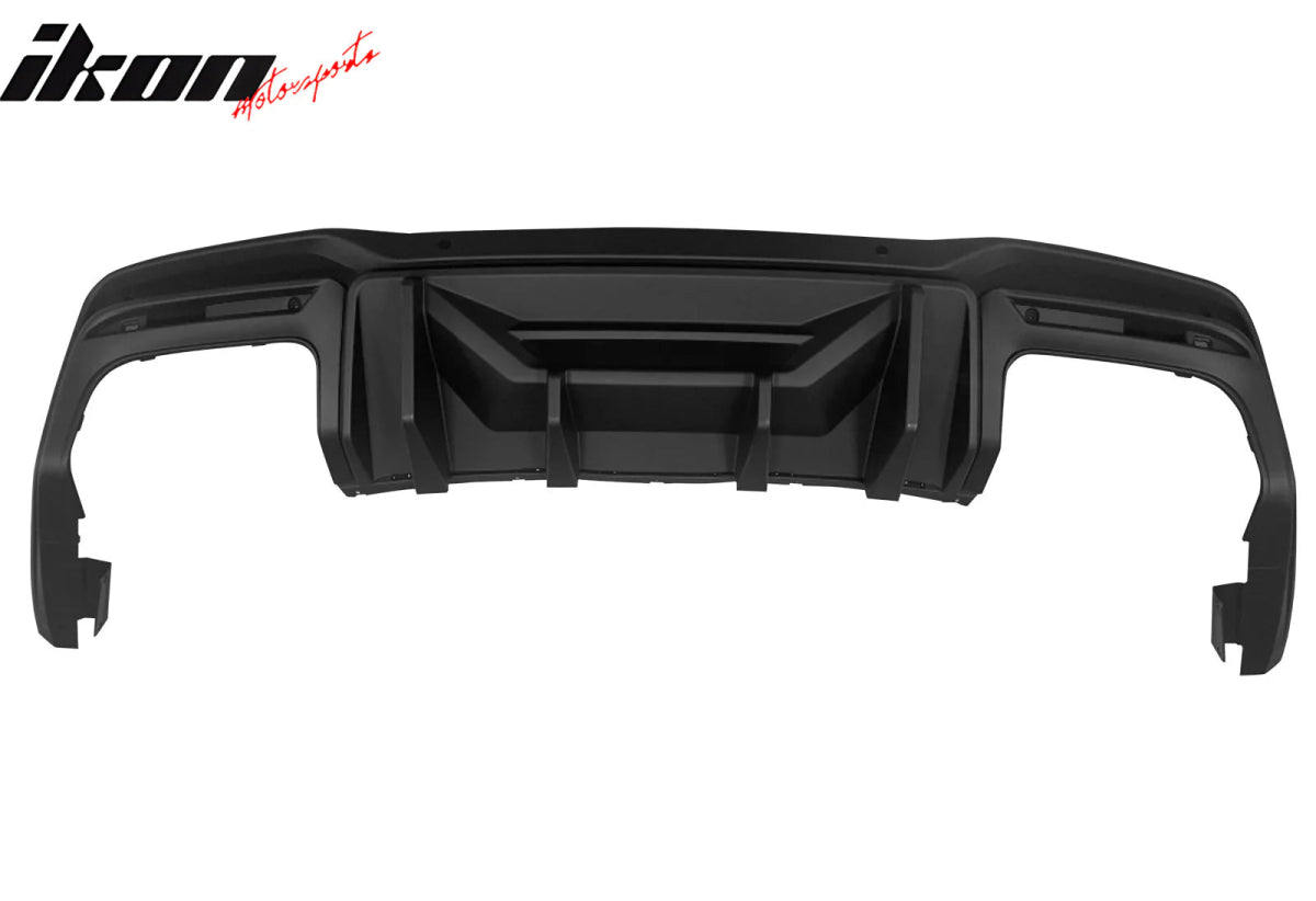 2024-2025 S650 Ford Mustang Rock Style Matte Black Rear Diffuser Lip PP