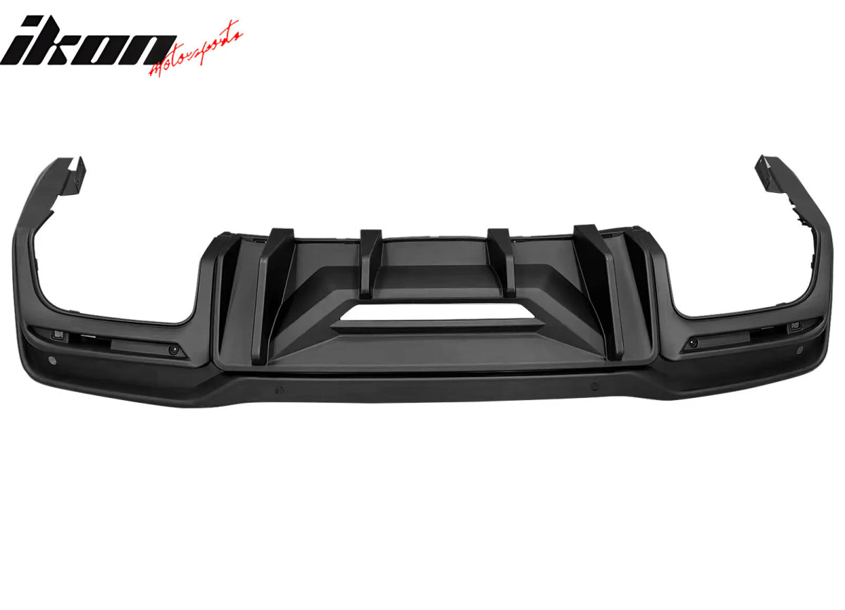 2024-2025 S650 Ford Mustang Rock Style Matte Black Rear Diffuser Lip PP