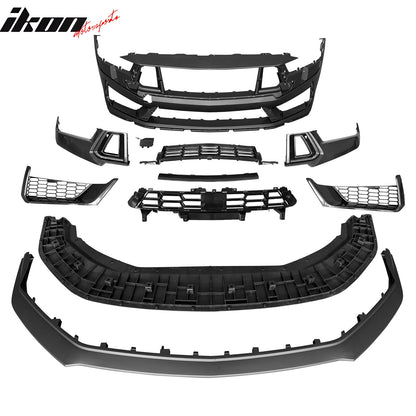 2024-2026 Ford Mustang Dark Horse Style Front Bumper Conversion Kit PP