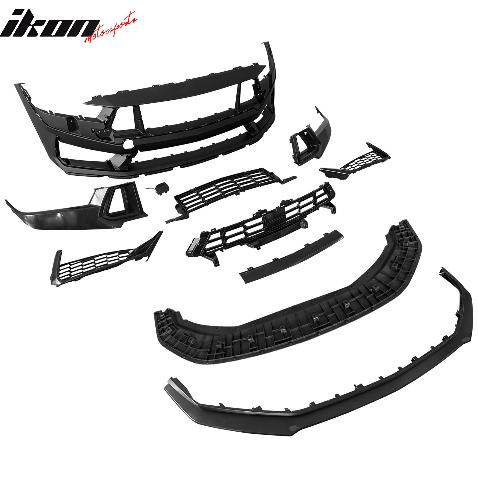 2024-2026 Ford Mustang Dark Horse Style Front Bumper Conversion Kit PP