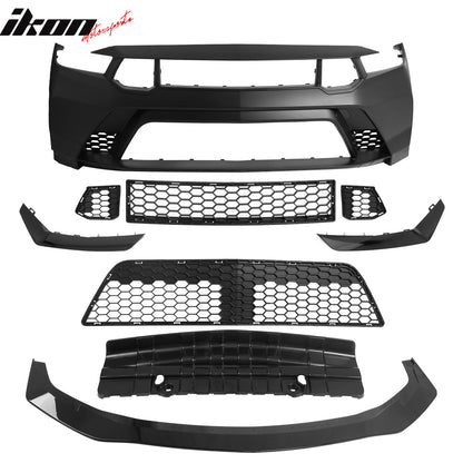 24-26 Mustang GTD Style Front Bumper Cover + Hood + Fender (Gloss Lip)